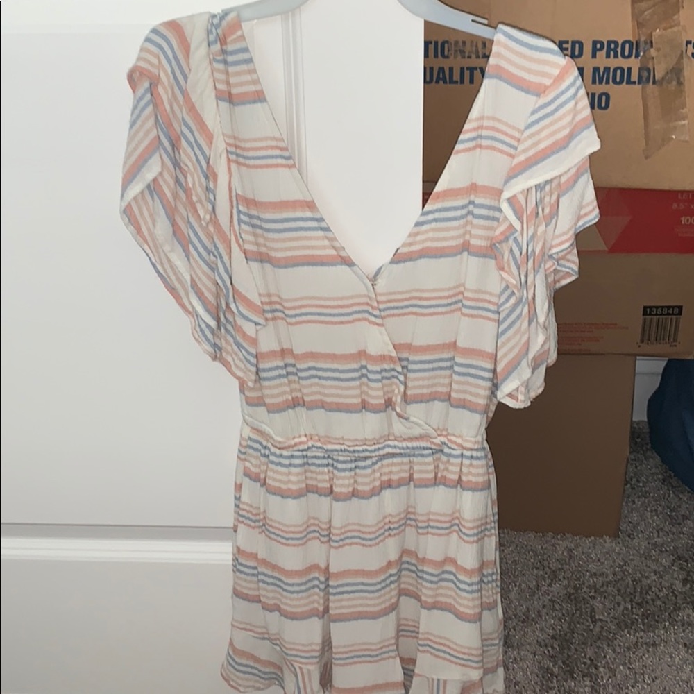 American eagle striped romper